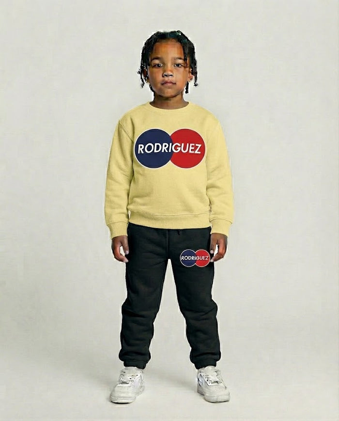 Tuta Bambino DIego Rodriguez Gialla con Logo Diego Rodriguez