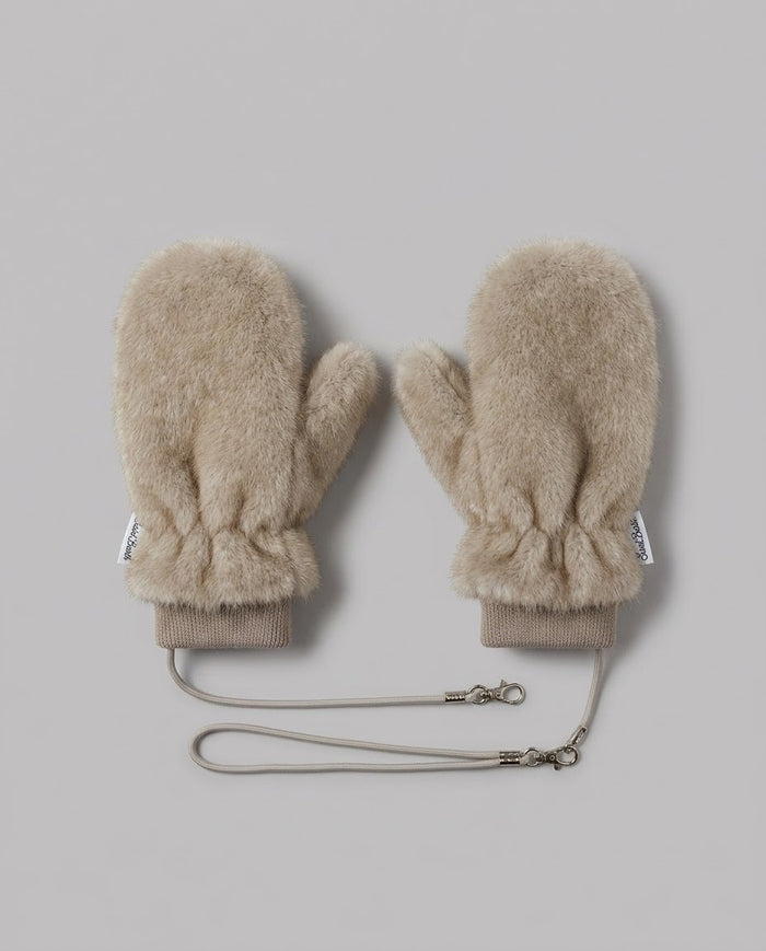 Muffole Saint Barth Kids Muffy in pelliccia – fronte