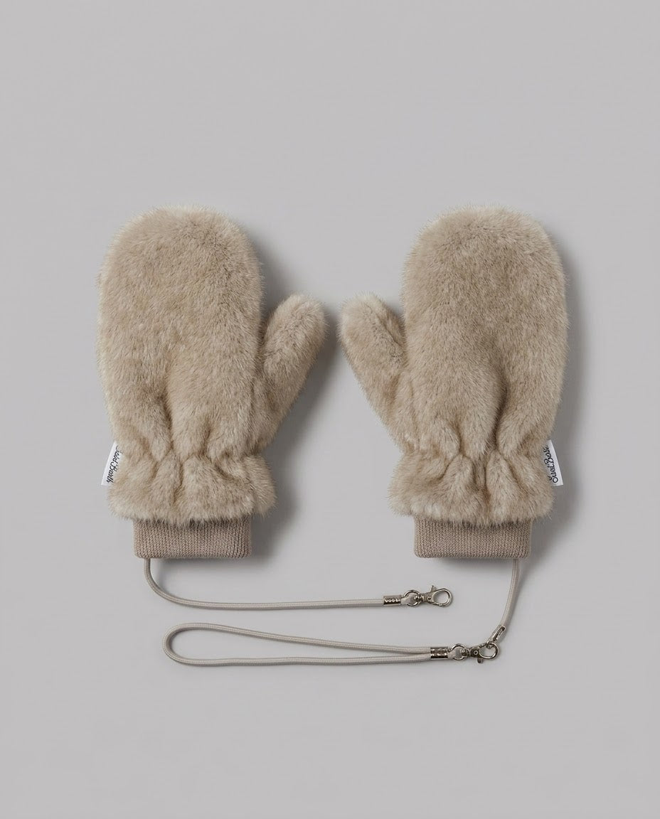 Muffole Saint Barth Kids Muffy in pelliccia – fronte