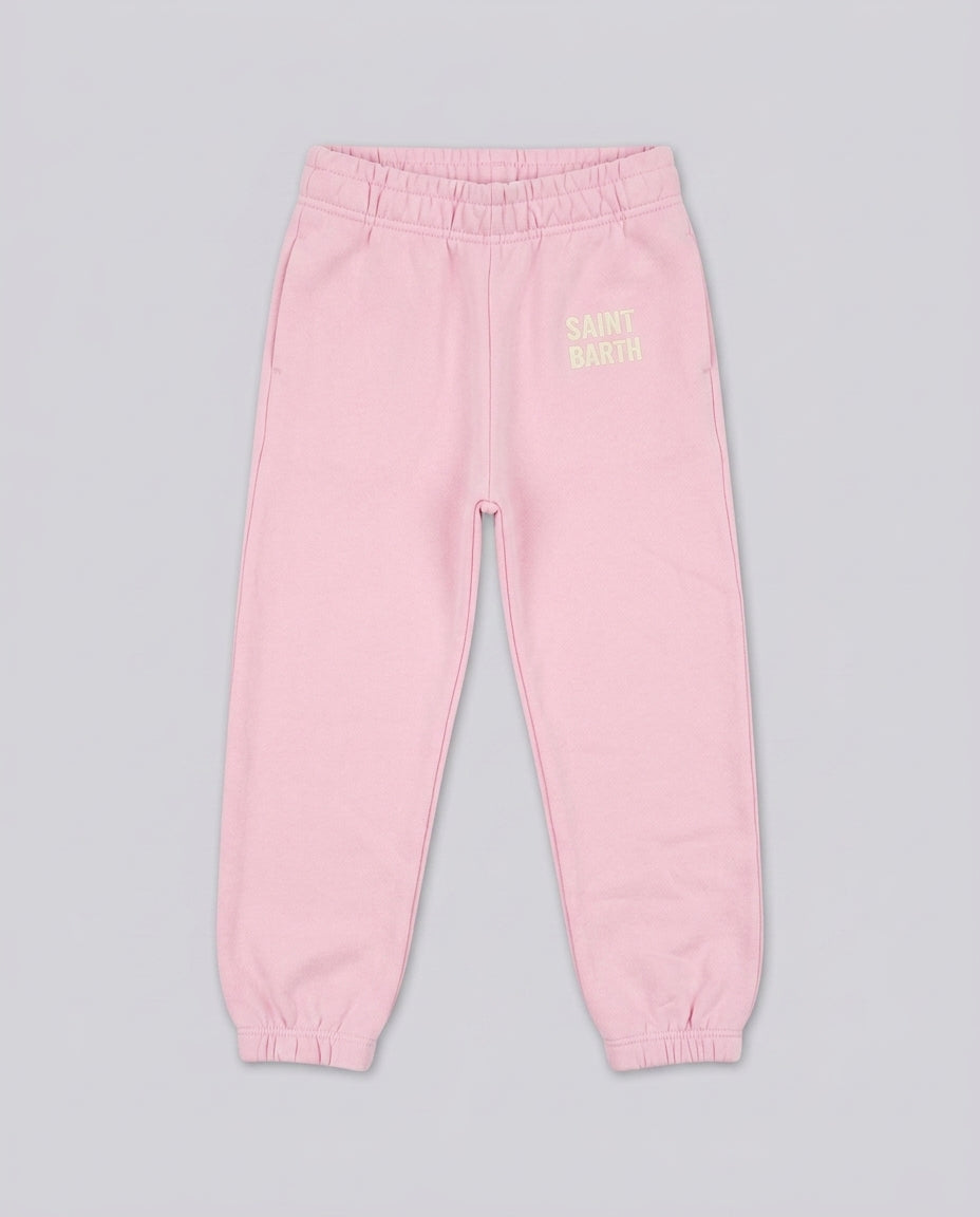 Pantaloni Tuta Saint Barth Kids Stemma Flock – fronte