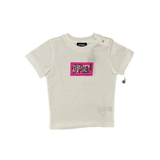T-SHIRT DIESEL BRAVE BABY BIANCO (6721283195013)