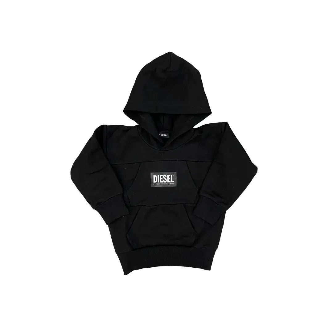 FELPA CAPPUCCIO DIESEL BLACK (6721121517701)