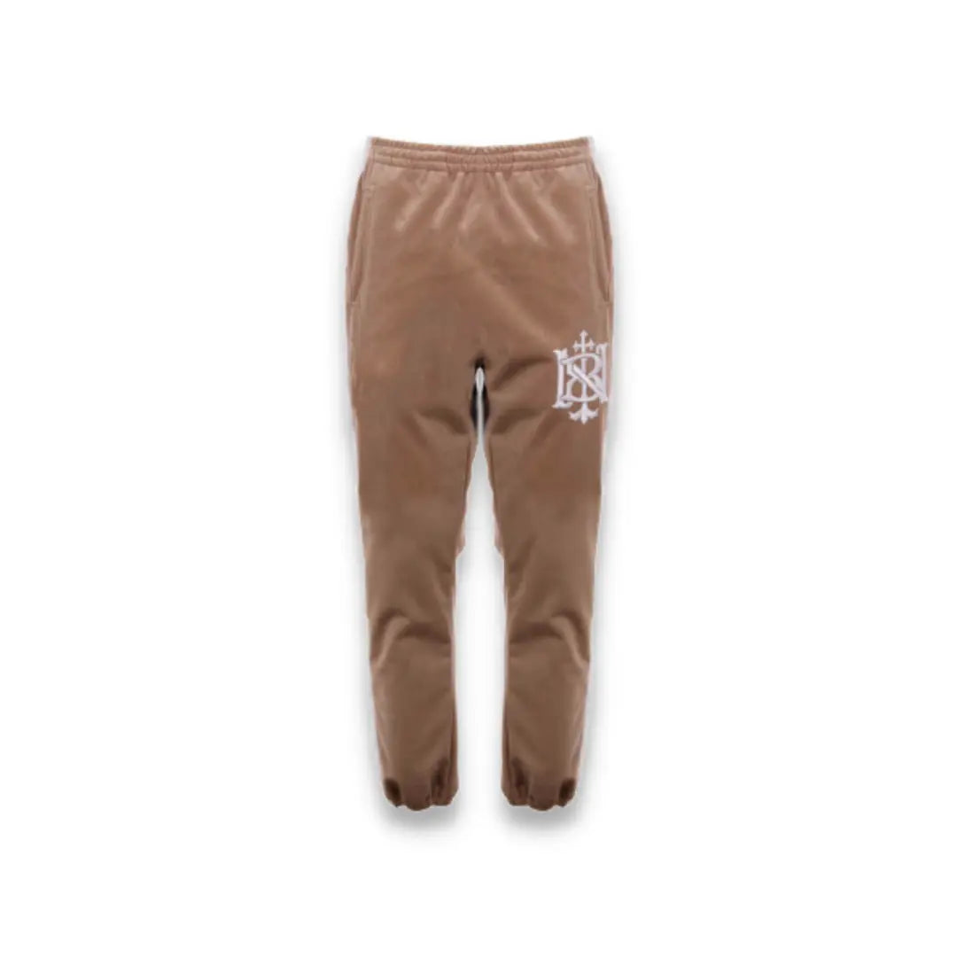 But Not Pantaloni Uomo In Ciniglia Logo Ricamo Beige Hype