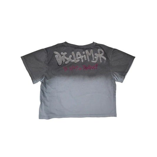 T-SHIRT CROP DISCLAIMER DESTROY (6717532635269)