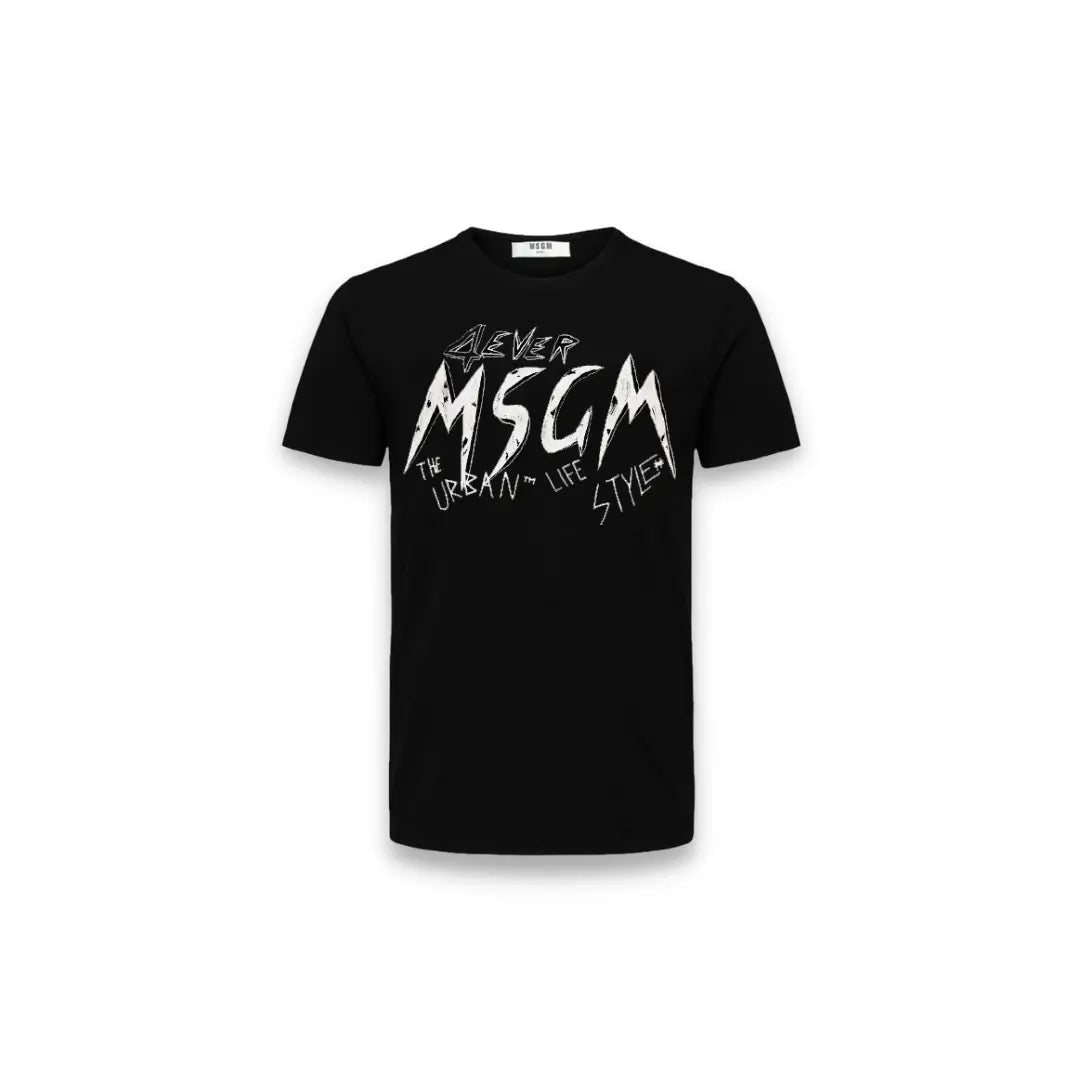 T-SHIRT MSGM GRAFFITI (7532379963586) (8822258565447)
