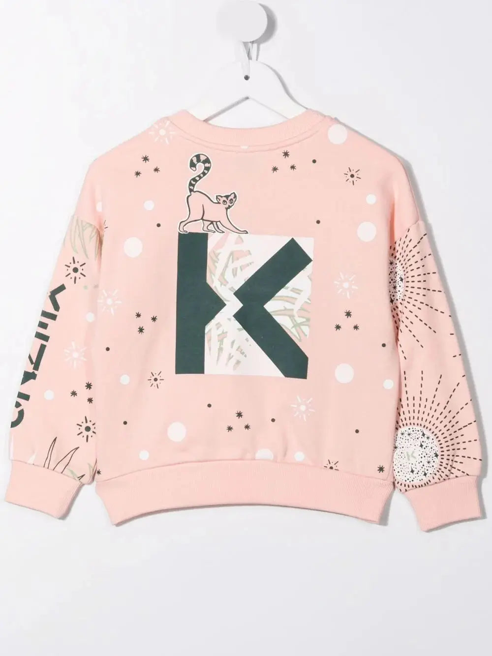 Kenzo Kids' Sweatshirt Tiger Logo Crewneck Pink Outlet